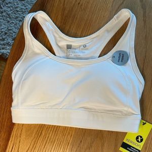 Xersion White Sports Bra - XS